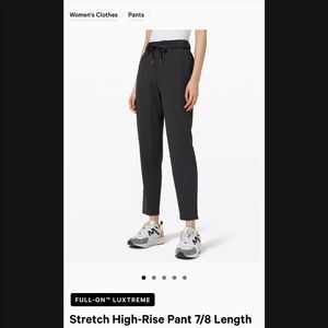 Lululemon on the fly 7/8 pant